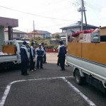 航空自衛隊様より廃家電類の回収
