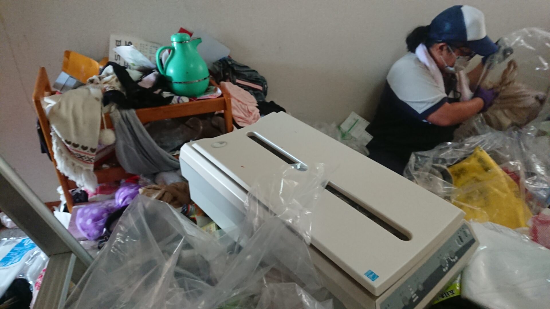 埼玉県、秩父市　１LDKアパートでの作業事例