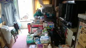 残置物回収前のお部屋