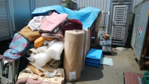 一カ所にある不用品の回収