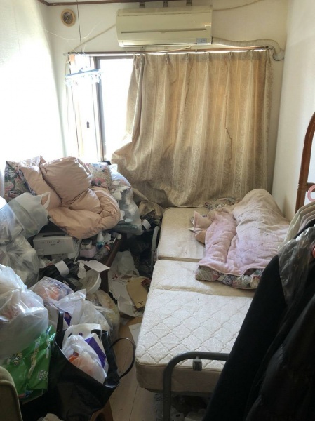 1ルーム回収前のお部屋