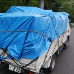 狭山市のゴミ屋敷のトラック梱包の様子