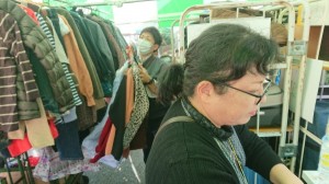 不要な衣類をリサイクル