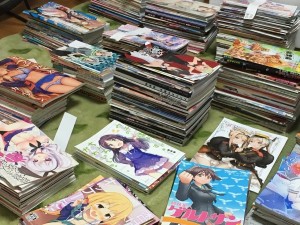 大量の同人誌