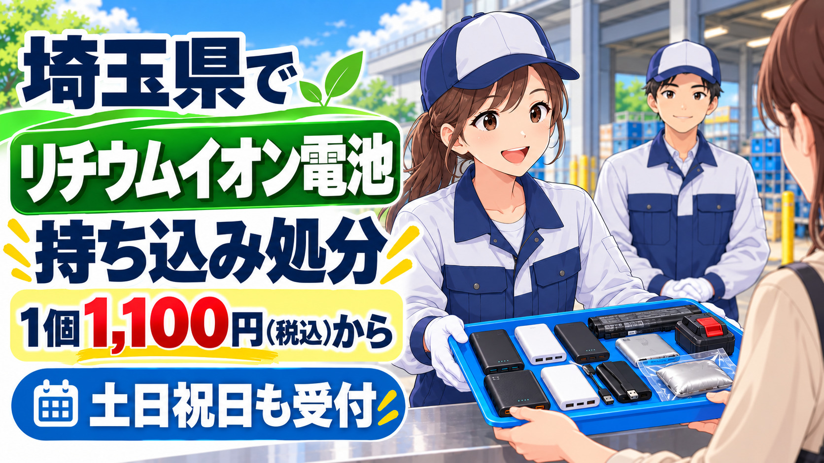 リチウムイオン電池の捨て方、廃棄処分で困ったら?