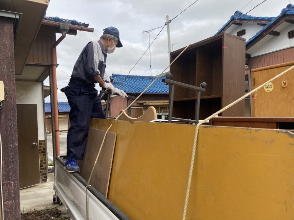 30年住まわれていた平屋戸建ての不用品回収