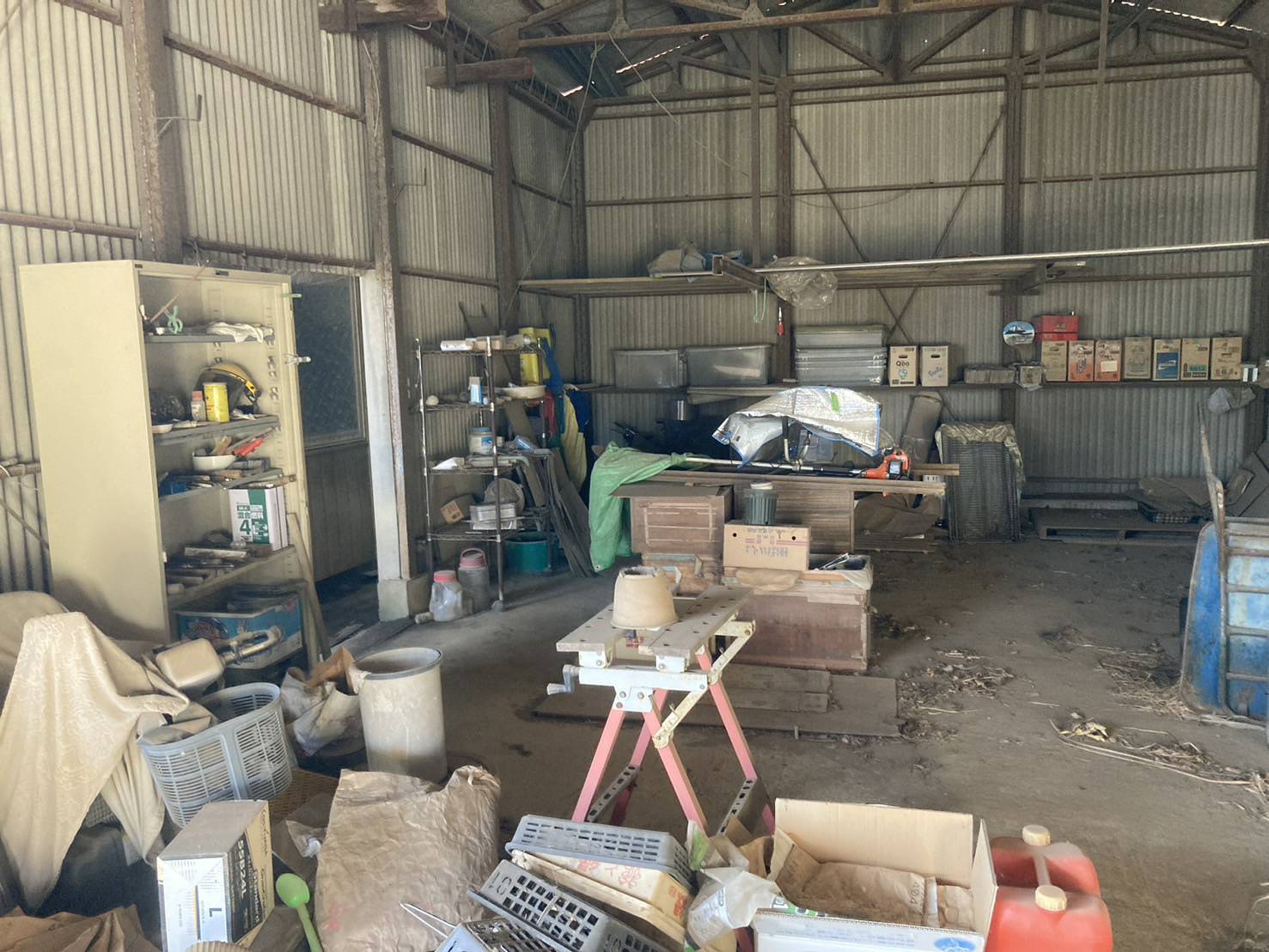 倉庫内の不用品回収