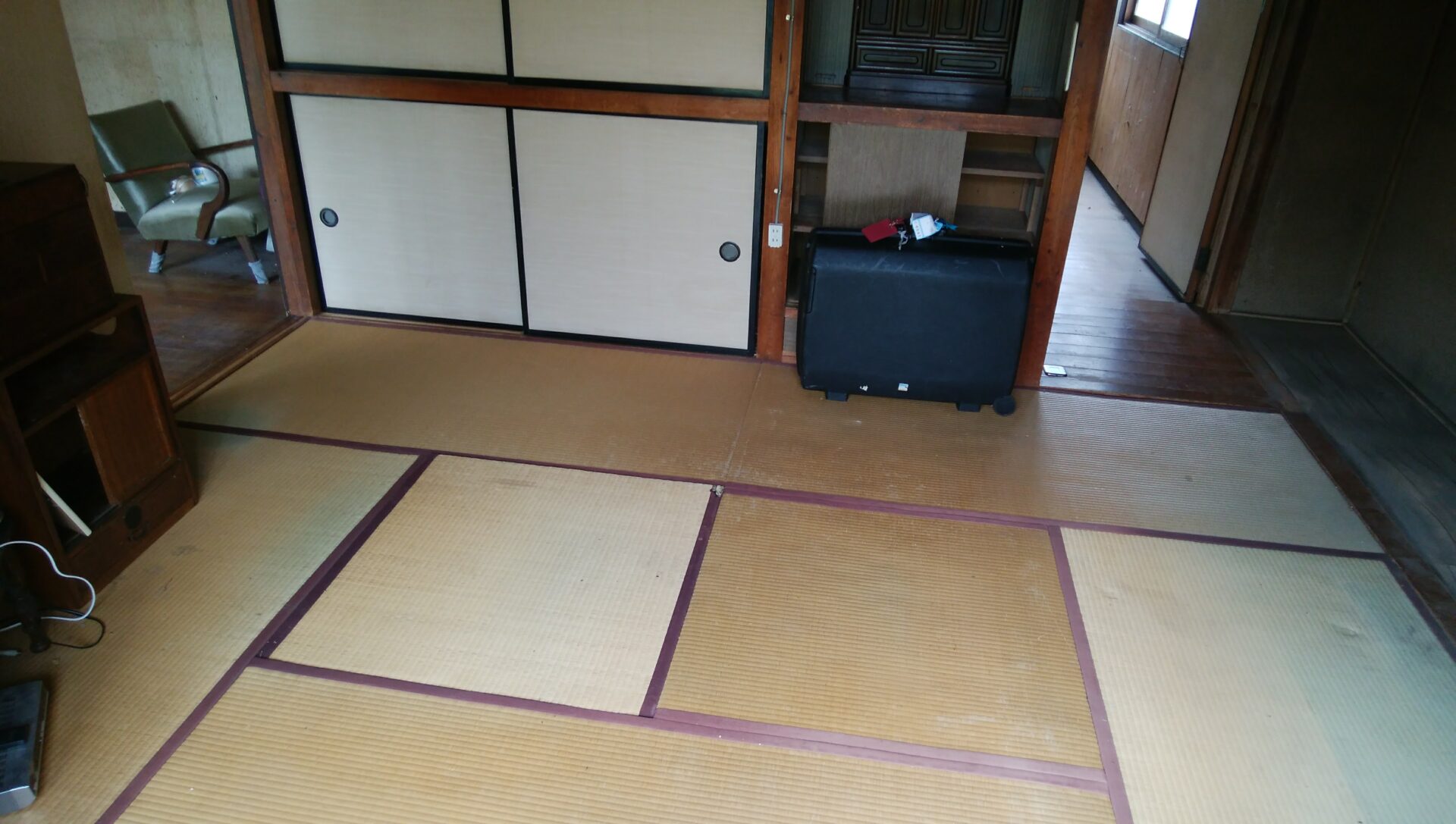 和室のすっきりしたお部屋