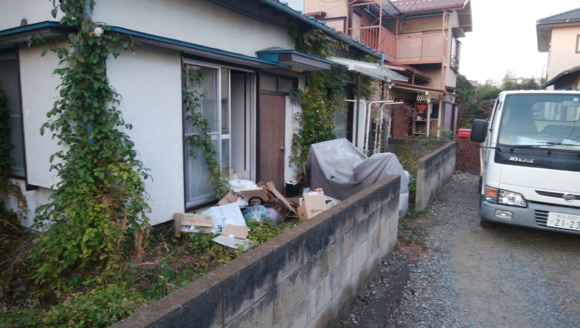 平屋の不用品回収