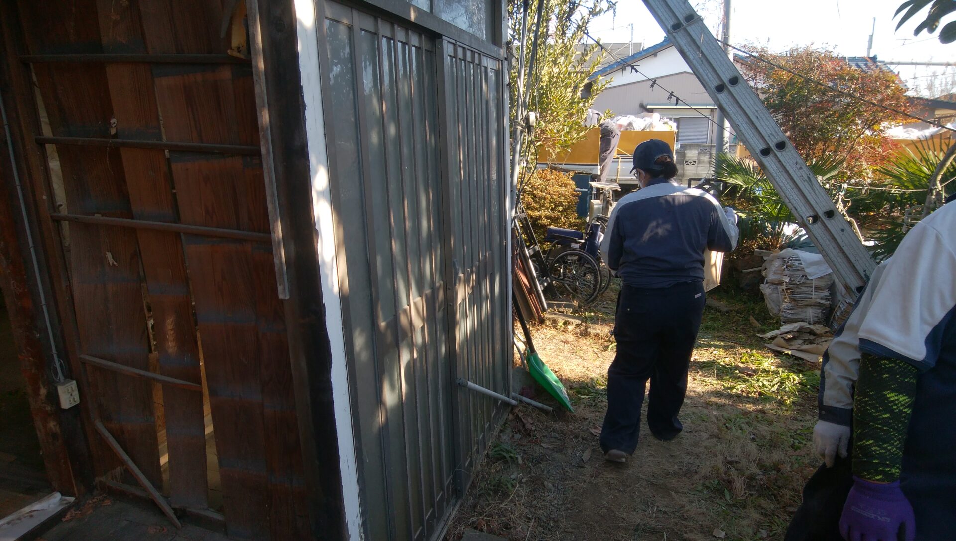 嵐山町でゴミ屋敷と家屋解体前の片付け
