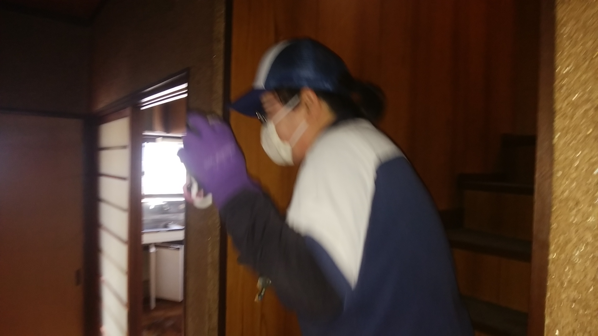 家屋内の最終チェック