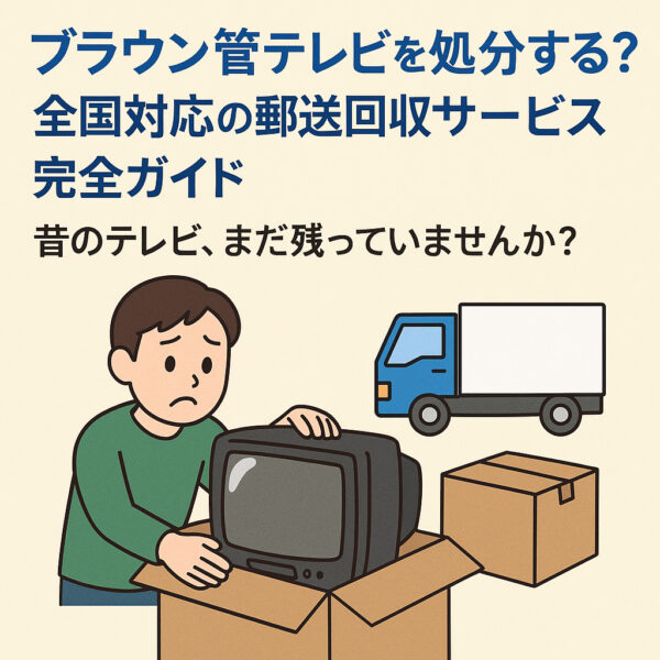 ブラウン管テレビの捨て方｜全国から郵送で簡単処分