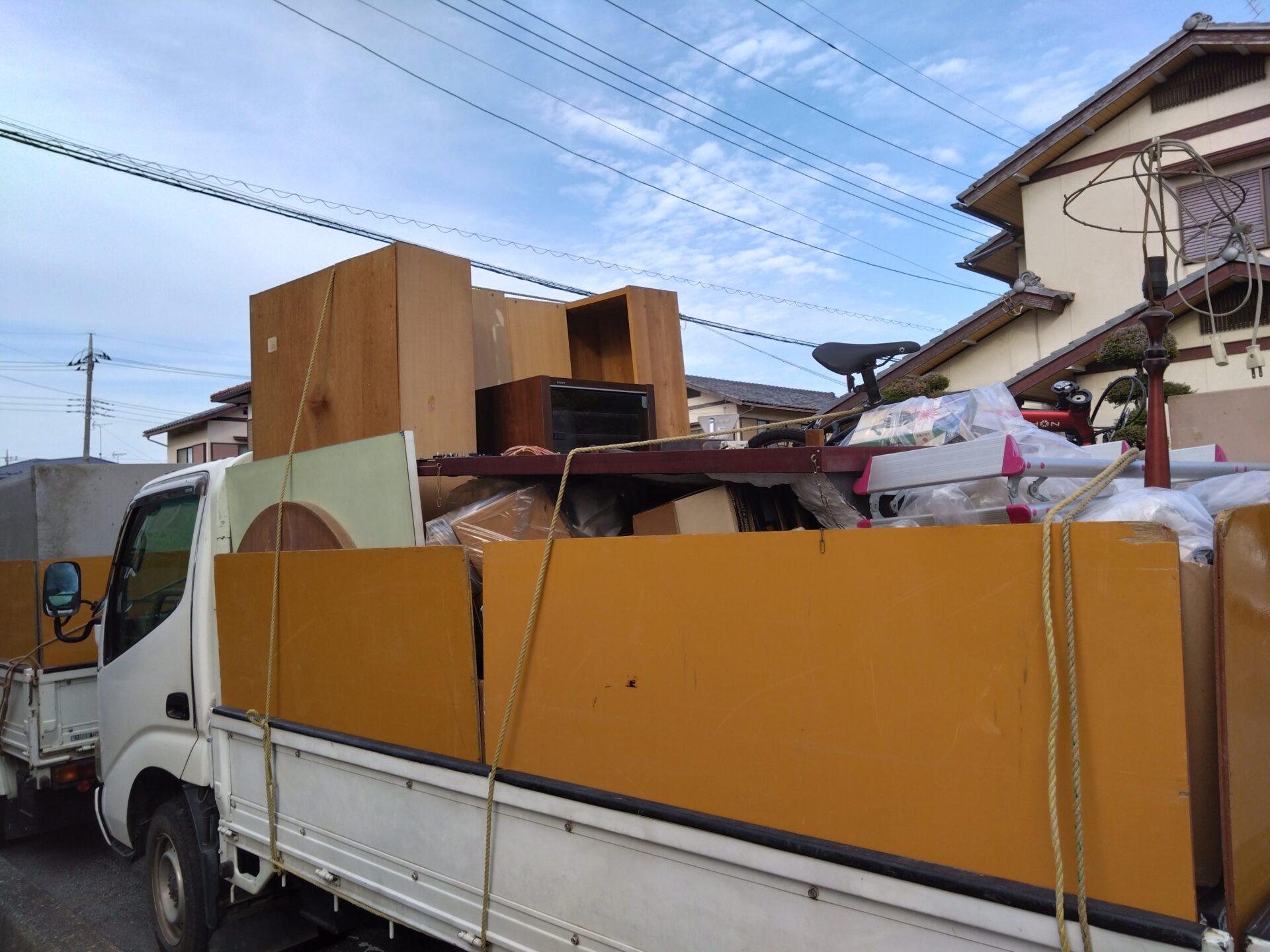 家具の積込後の写真