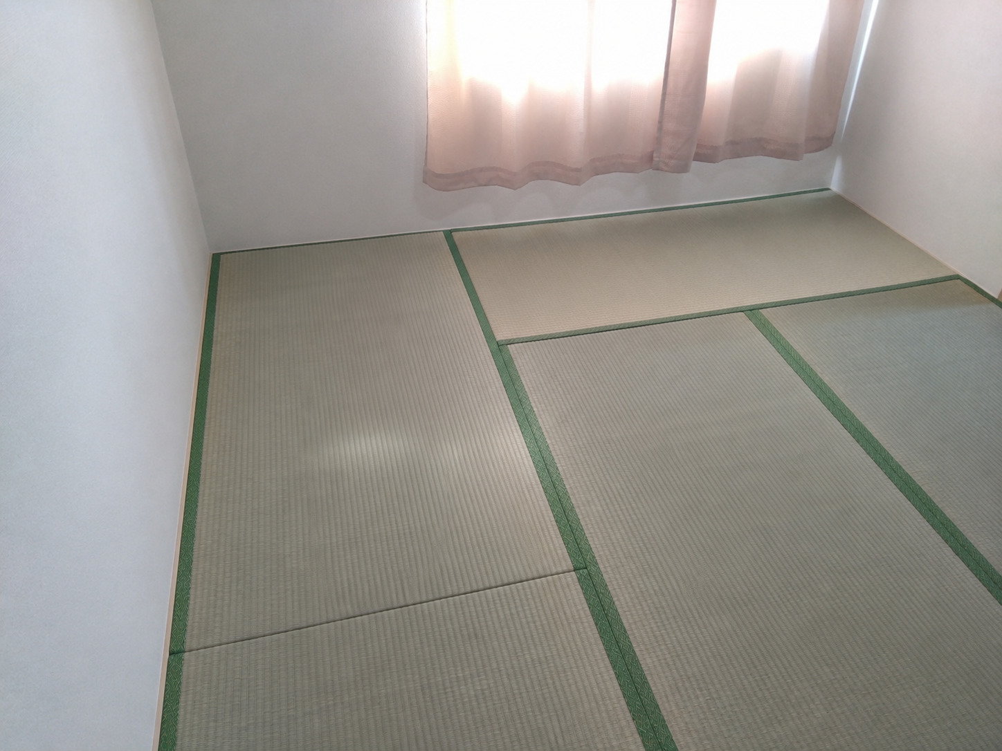 熊谷市のアパートで引っ越し後の不用品を回収した後の和室