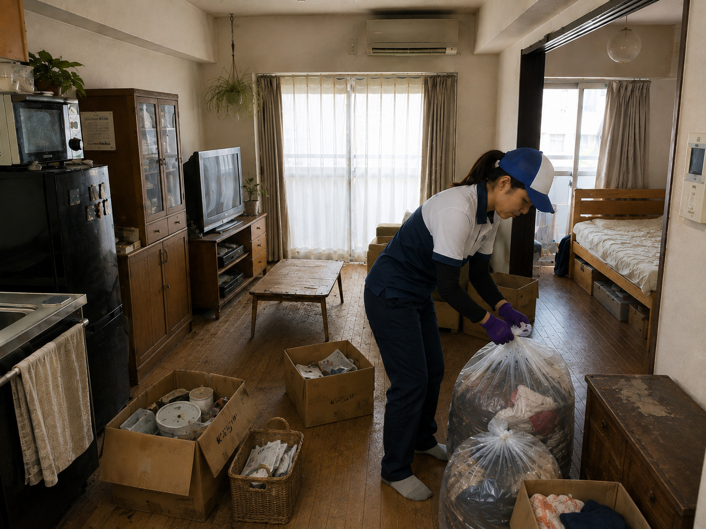 本庄市の引越し前・退去前片付け|家具・家電をまとめて不用品回収