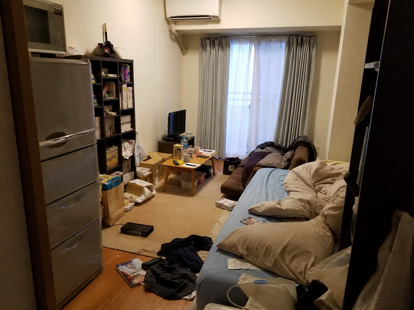 アパート片付け前