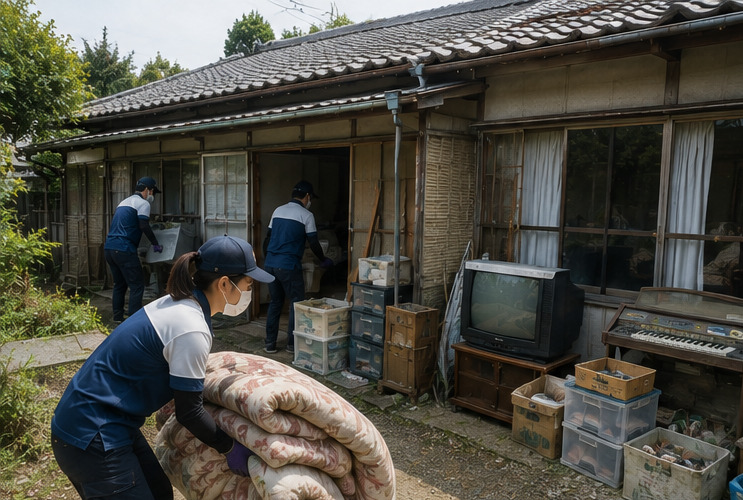 解体前の片付け
