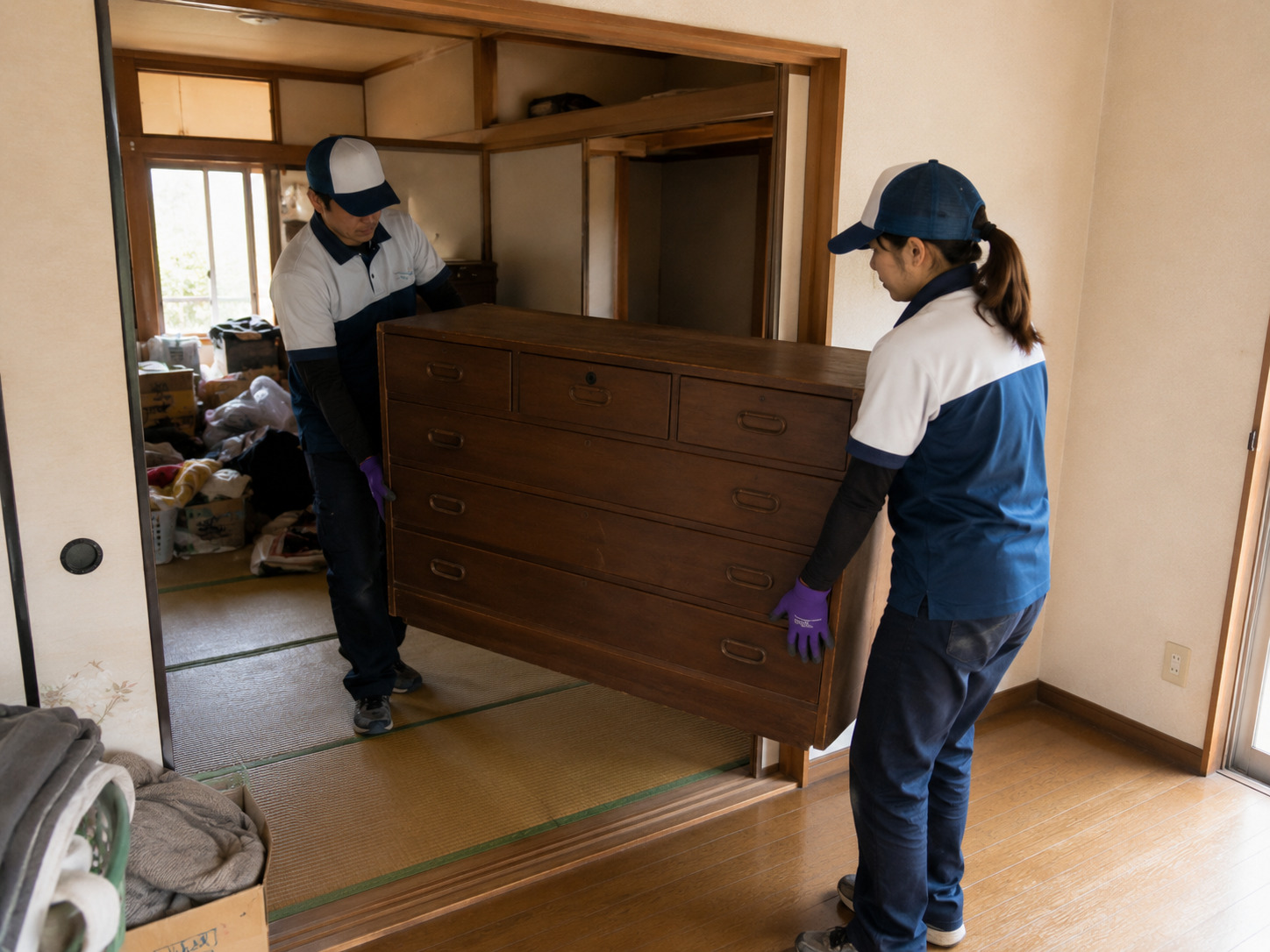 タンスの荷運び処分