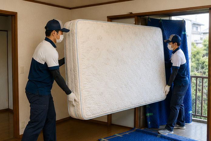 マットレスの搬出