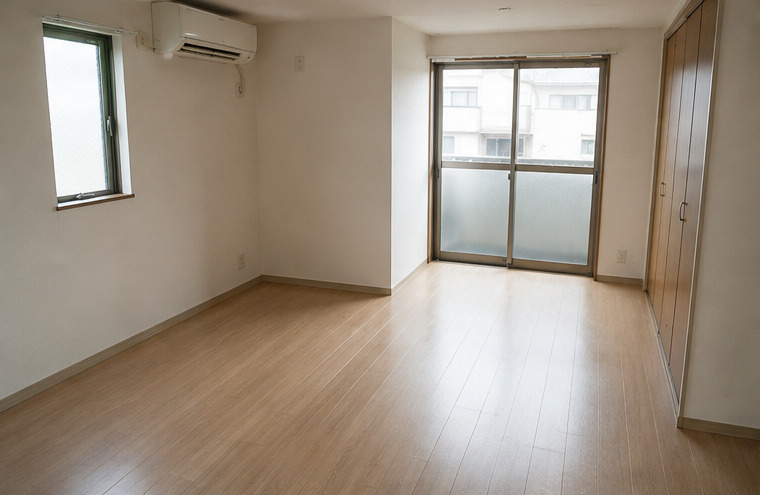 片付け後の部屋
