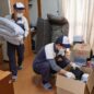 片付け中