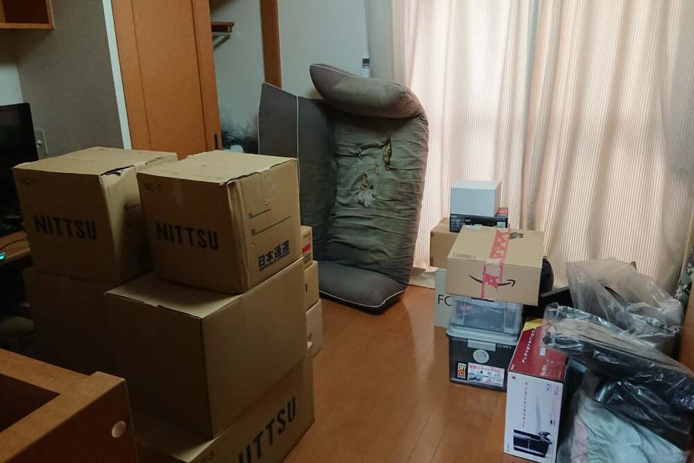 片付け前