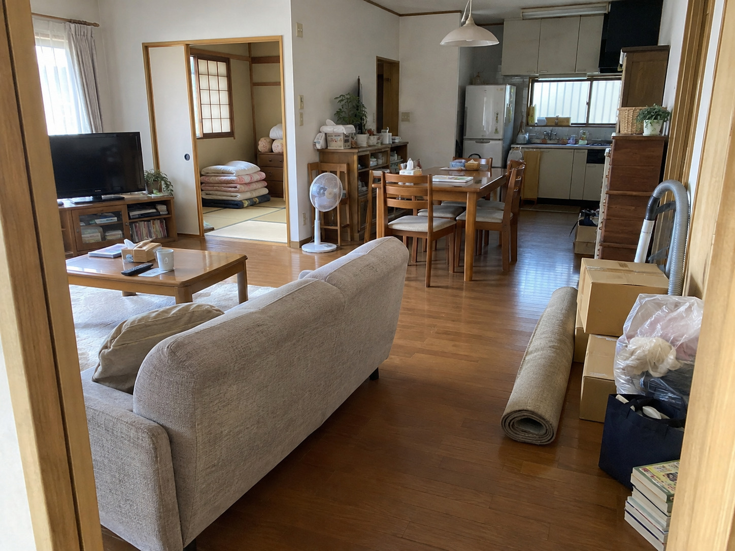 片付け前