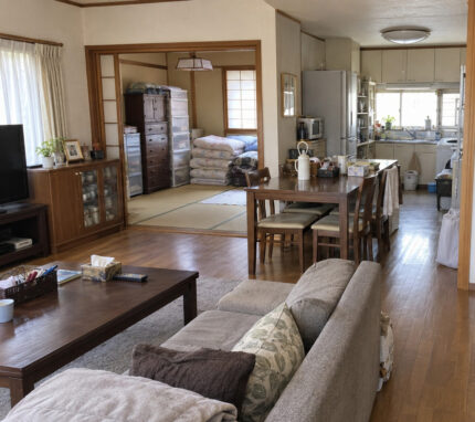 片付け前の部屋