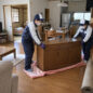 スタッフ片付け中